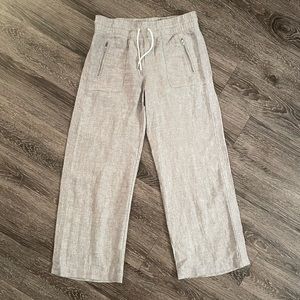 Athleta Cabo linen wide leg
